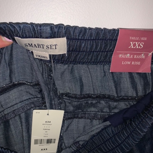 CHECK DESCRIPTION -- SMART SET DENIM LIKE PANTS - Picture 4 of 4